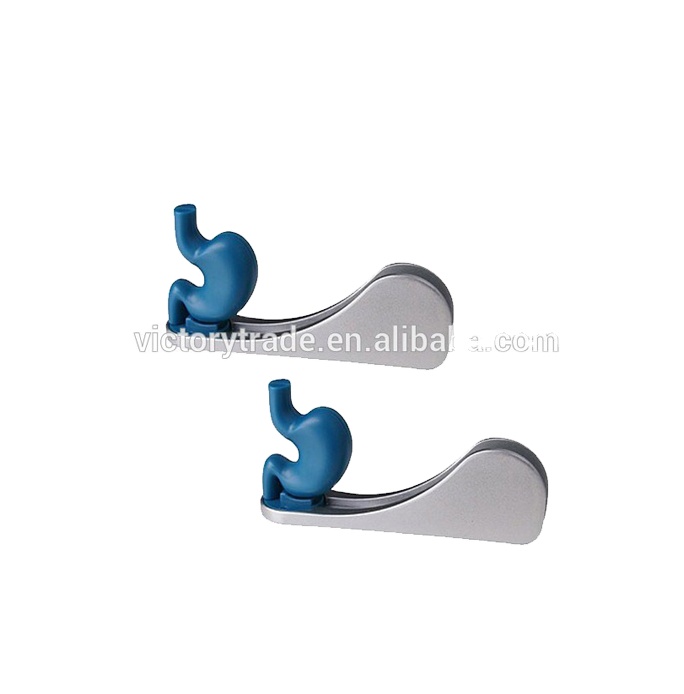 V-GF32-05 рекламная уникальная настольная визитница с логотипом в форме живота