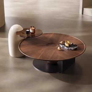 <span class=keywords><strong>Table</strong></span> Basse/à Thé Moderne Minimaliste <span class=keywords><strong>de</strong></span> Luxe Léger en Bois, Style Soucoupe Volante, avec Rangement, Durable et Facile à Nettoyer pour Hôtels et Maisons Haut <span class=keywords><strong>de</strong></span> Gamme - Product Image 2