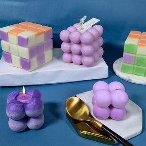 แม่พิมพ์เทียนซิลิโคน 3 มิติ รูปทรงลูกบาศก์ฟองอากาศ แม่พิมพ์ทำเทียน TweakCube สำหรับงานแฮนด์เมด DIY - Product Image 4