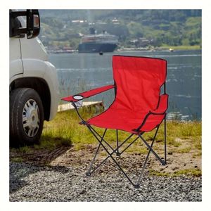เก้าอี้สนามพับได้ น้ำหนักเบา คุณภาพสูง สำหรับปิกนิก ตกปลา ชายหาด ตั้งแคมป์ กิจกรรมกลางแจ้ง ของขวัญต้อนรับ - Product Image 1