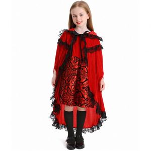 Disfraz de Caperucita Roja para Niños, Disfraz de Halloween, Disfraz de Fantasía, Disfraz de Cuento de Hadas para Niños - Product Image 4