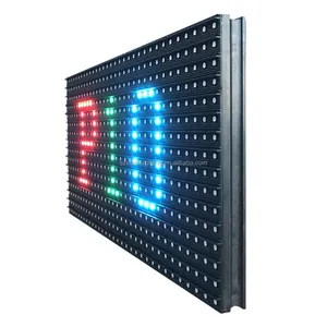 2019 programlanabilir kaydırma tam renkli p10 led görüntüleme levhası açık nokta matris led ekran