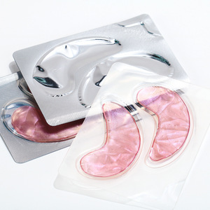 Masque pour les yeux à marque privée, patchs hydratants en or rose pour éliminer les cernes et les rides, coussinets de gel pour les yeux - Product Image 1