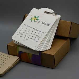 Customized Creative Eco Friendly Plant Paper Products Plant <strong>Seed</strong> Paper <strong>Calendar</strong> for <strong>Advent</strong> <strong>Calendar</strong> - Product Image 4