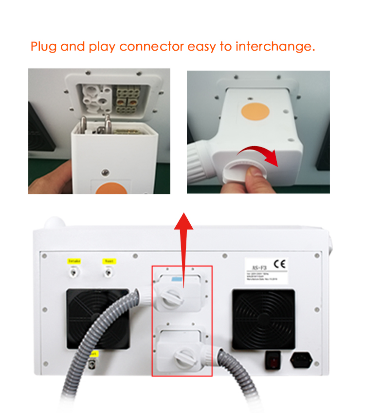 Multifunction Facial 2 In 1 IpL 808Nm Diode Laser Device Pigment Removal