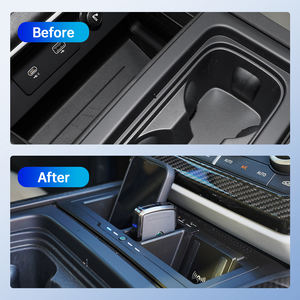 Cargador Inalámbrico para Auto CARSOUL, para <span class=keywords><strong>Land</strong></span> <span class=keywords><strong>Rover</strong></span> <span class=keywords><strong>DEFENDER</strong></span> 2020-2022, Volante a la Derecha/Izquierda, Manos Libres, Carga Rápida de 15W, Soporte para Teléfono Resistente al Fuego, 2 Años de Garantía - Product Image 3