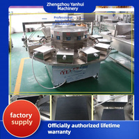 Machine à gaufres industrielle automatique en acier inoxydable / Ligne de production de cornets à gaufres / Machine à fabriquer des biscuits gaufrettes numériques