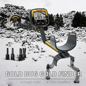 جهاز كشف المعادن الذهبية الصناعي تحت الأرض <span class=keywords><strong>GOLD</strong></span> BUG مع ملفين بقطر 25 سم وحساسية 10 بوصات وتشغيل يدوي - Product Image 2