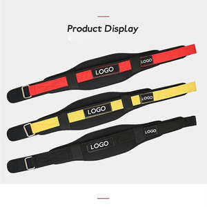 체육관 피트니스 및 역도를위한 맞춤형 소가죽 허리 지원 벨트 레버 버클로 편안함 - Product Image 5