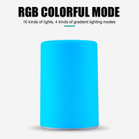 Lampe de table personnalisée à LED RVB pour la salle à manger et la musique KTV Veilleuse à barre cylindrique transfrontalière avec télécommande