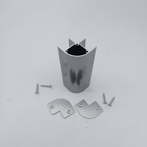 Aluminum Alloy Bed <b>Corner</b> <b>Protector</b> 17mm Iron Gray R Shaped Anti Collision Furniture Hardware Accessory - Product Image 3