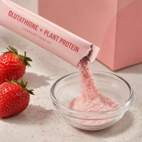 Glutathion avec Protéines Végétales Mélange pour Boisson à la Fraise 10 Sachets OEM ODM Complément Alimentaire