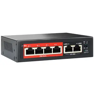 OEM 4 8 16 24 32 48 Port Gigabit CCTV-Netzwerk Ethernet Full Gigabit Uplink 2 SFP 16 Ports POE-Switch