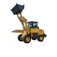 Traktor Mini Multifungsi China Backhoe Loader 4x4 Beban Terukur 5 Ton dengan Pompa Hidrolik