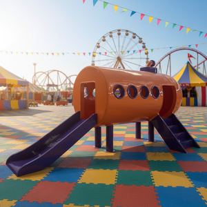 Casa de Juegos <span class=keywords><strong>Infantil</strong></span> Personalizada para Exteriores, Resistente a la Oxidación, Fácil de Limpiar, Toboganes para Niños - Product Image 1