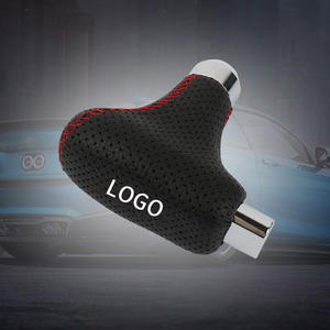 In fibra di carbonio reale + lega di alluminio montaggio universale nero Joystick JDM pomello del cambio del cambio - Product Image 1