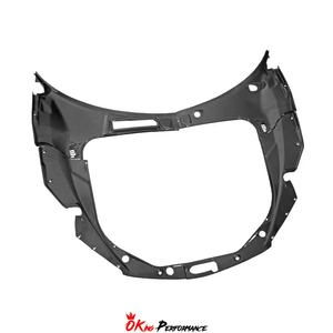 ฝาปิดด้านหน้าทำจากคาร์บอนไฟเบอร์สำหรับ <span class=keywords><strong>Ferrari</strong></span> <span class=keywords><strong>488</strong></span> <span class=keywords><strong>GTB</strong></span> แมงมุม Trunk Storage Trim - Product Image 1
