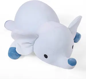 24 "4.2lbs Tùy Chỉnh Trọng Thú Nhồi Bông Dễ Thương Cuddle Plushie Đồ Chơi Trọng Elephant Sang Trọng Ném Gối