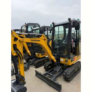 Miniexcavadora LiuGong 9018F de 1.9t con orugas retráctiles y giro de cola cero, excavadora pequeña para trabajos de jardinería y construcción - Product Image 2