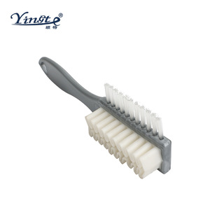 Brosse à chaussures Yinste double face avec poils en nylon pour le nettoyage domestique et l'élimination des taches - Product Image 1
