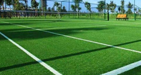 EverC Turf Premium 10mm Weicher Kunstrasen Teppich Florhöhe Feuerfest Einfache Installation für Sportplätze Außenbereich