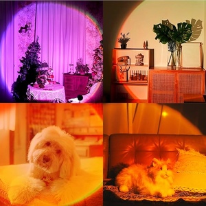 LED Smart APP RGB Color Phone App Control Sunset Lamp Rainbow Projector Light Background Wall Night Light - Product Image 5