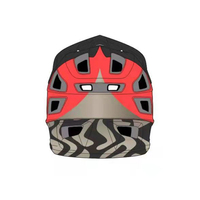 Casque de vélo de descente intégral unique, casque intégral tout terrain, enduro, trail, casques intégral, normes CE CPSC