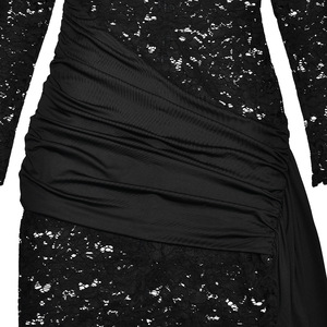 Abito Lungo Sexy da Donna con Maniche Lunghe in Pizzo Rosa Articoli Popolari Ora 2026 <span class=keywords><strong>Nuovi</strong></span> <span class=keywords><strong>Arrivi</strong></span> Elegante Abito Estivo Casual da Donna - Product Image 4