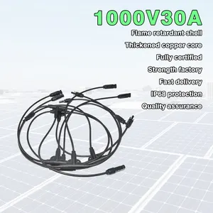 Shunkonn1000V maschio femmina connettori solari cavo fotovoltaico Y connettori Bus ramo
