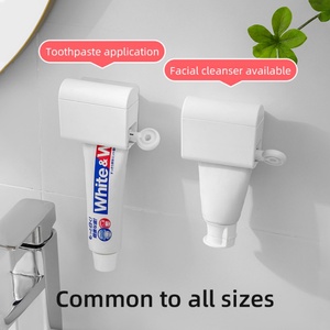 Manual <b>Toothpaste</b> Seat Holder Stand Rotate Tool Plastic <b>Toothpaste</b> <b>Squeezer</b> Facial Cleanser Hand Cream <b>Squeezer</b> - Product Image 4