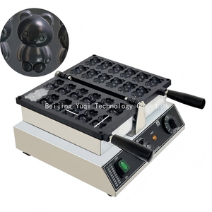 Macchina per Waffle a Forma di Orso - Elettrica, 12 Griglie, Spegnimento Automatico, Timer, 1500-2000W, per Snack Bar e Piccole Attività Commerciali - Product Image 4