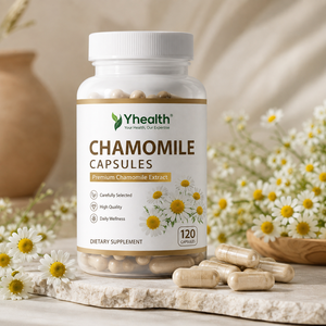 Capsule di Estratto Naturale di Fiori di Camomilla Integratore Alimentare Naturale Quotidiano Vendita all'Ingrosso - Product Image 1