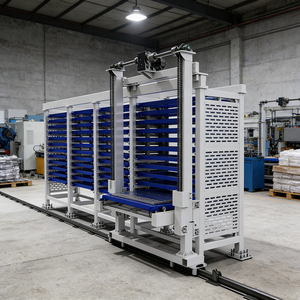 Almacén Automático de Platos <span class=keywords><strong>WANKA</strong></span> WK-S6015-105, Estantería de Acero para Paletas de 8 Niveles, Plegable, con Sistema de Control PLC - Product Image 3