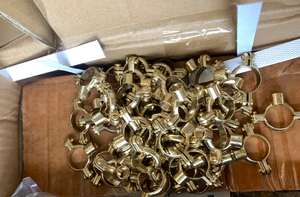 Copper Pipe <b>Clamp</b> for Water Supply Heavy Duty Brass Pipe Holder - Product Image 5
