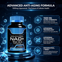 LUVVITA – Capsules liposomales de NAD+ et de Resvératrol en gros, plus supplément de NAD pour stimuler l'éclat de la peau