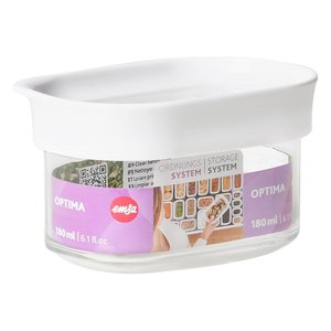 Barattolo <b>plastica</b> (180ml) OPTIMA DRY STORAGE Bianco N1141400 - Product Image 2