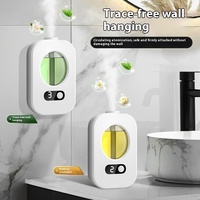 Diffuseur d'arômes numérique moderne à affichage blanc, pulvérisateur d'énergie positive, sans bouteille d'huile essentielle, pour parfumer séparément les pièces.