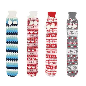 Long Water-filling Christmas Limited Hot Water Bottle With Customized Covers Bag Hot Water For Family