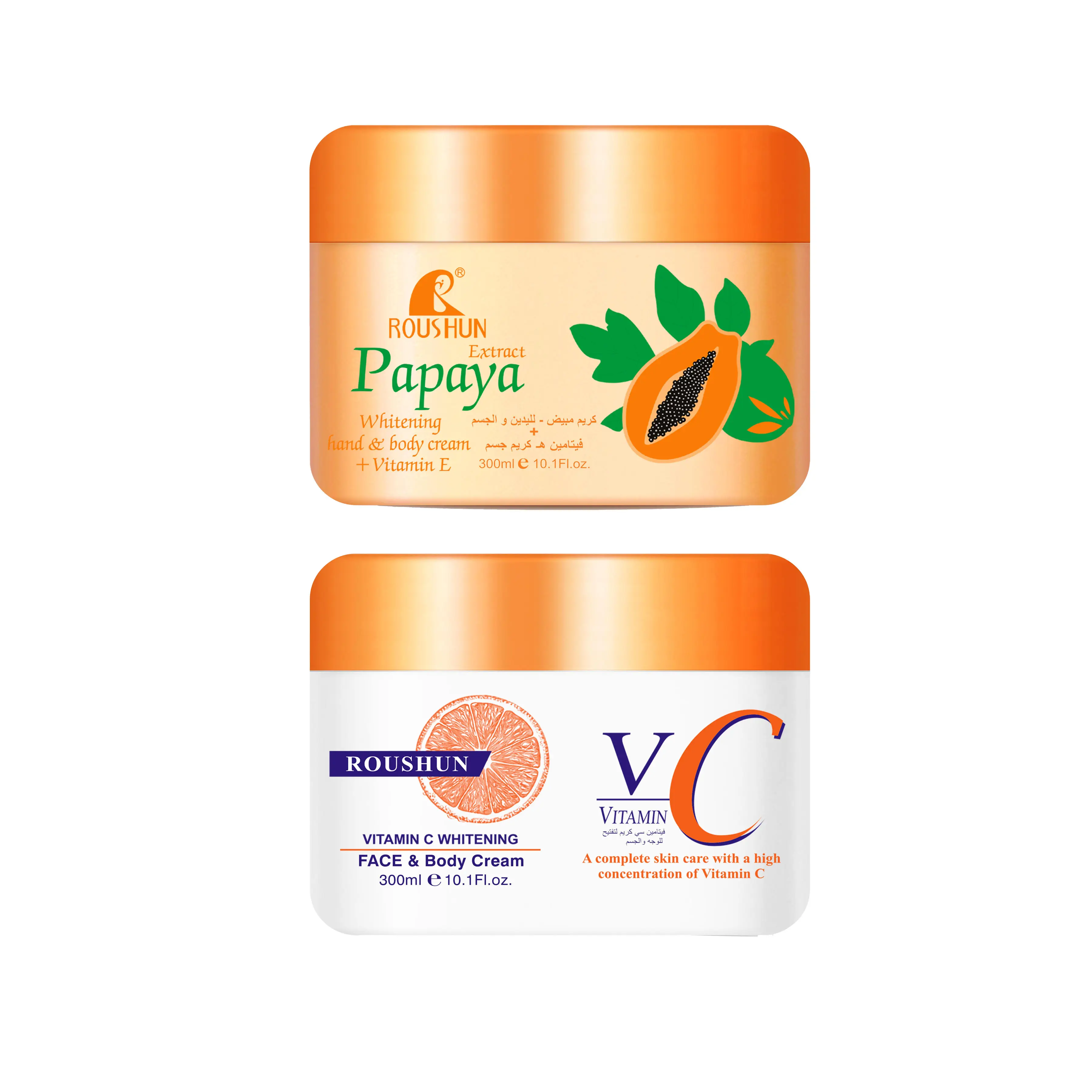 ROUSHUN Papaya White ning Hand-und Körper creme mit Vitamin E, Vitamin C White ning Gesichts-und Körper creme