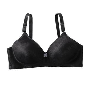 Soutien-gorge Jacquard haut de gamme pour femmes âgées d'âge moyen confortable doux grande taille coupe en nylon pour <span class=keywords><strong>gros</strong></span> <span class=keywords><strong>seins</strong></span> petits <span class=keywords><strong>seins</strong></span> - Product Image 3