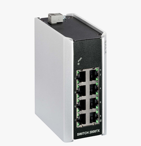 SALZ Automation GmbH 8-Port Unmanaged Industrial <b>Ethernet</b> <b>Switch</b> DIN-Rail-SA-2008-TX-01-00 - Product Image 1