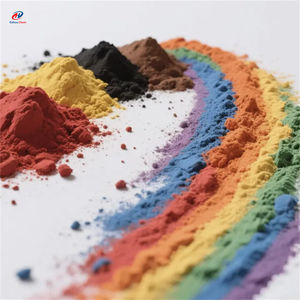 ผงสีเหล็กออกไซด์เกรดเครื่องสำอาง ผงสีเหล็กออกไซด์ Fe2o3 สีชมพู แดง เขียว เหลือง น้ำเงิน - Product Image 1