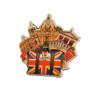 ผู้ผลิตจัดหาของที่ระลึกแม่เหล็กติดตู้เย็น 3 มิติ ทำจากไม้ MDF เป็นมิตรกับสิ่งแวดล้อม จากลอนดอน ปารีส สหราชอาณาจักร - Product Image 5