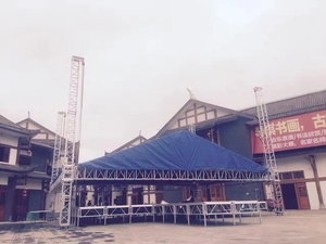 Escalera de Aleación de Aluminio FS, Diseño Modular, Pre-Ensamblada, Hebilla <span class=keywords><strong>Rhea</strong></span>, Instalación Rápida, Soporte de Coro Simple para Conciertos - Product Image 5