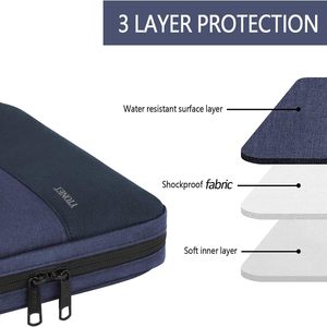 Sac pour ordinateur portable gratuit, imperméable, léger, 15,6 pouces, en cuir, grande capacité, sac d'affaires, sac de bureau, sac fourre-tout, sac à main - Product Image 4