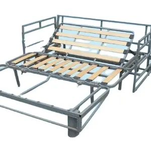 Modern moveable living room sofa bed frame A8081