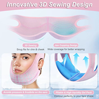 OEM 4 Compresses de gel chaudes et froides réutilisables, enveloppement 3D ajusté pour les dents de sagesse, pour le soulagement de la tête, du visage, de la mâchoire et du menton, pour les troubles de l'articulation temporomandibulaire (TAM) et après extraction dentaire