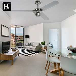 Nuevo ventilador de techo eléctrico plateado con 3 o 4 aspas de acero inoxidable, ventilador de techo de 56 pulgadas y 220V, ventilador de techo de acero inoxidable. - Product Image 6