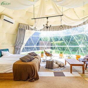 Tienda de Campaña Geodésica Profesional de Lujo <span class=keywords><strong>Boin</strong></span> con Tela de PVC, Instalación para las Cuatro Estaciones, para Camping y Glamping, Incluye Baño - Product Image 2