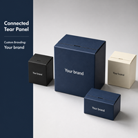 Boîte pliable à languette en carton ondulé avec taille et impression personnalisées pour l'exécution des commandes e-commerce